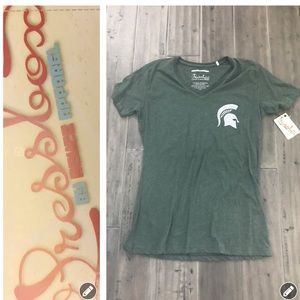 NWT Press Box MSU Sparty Tee